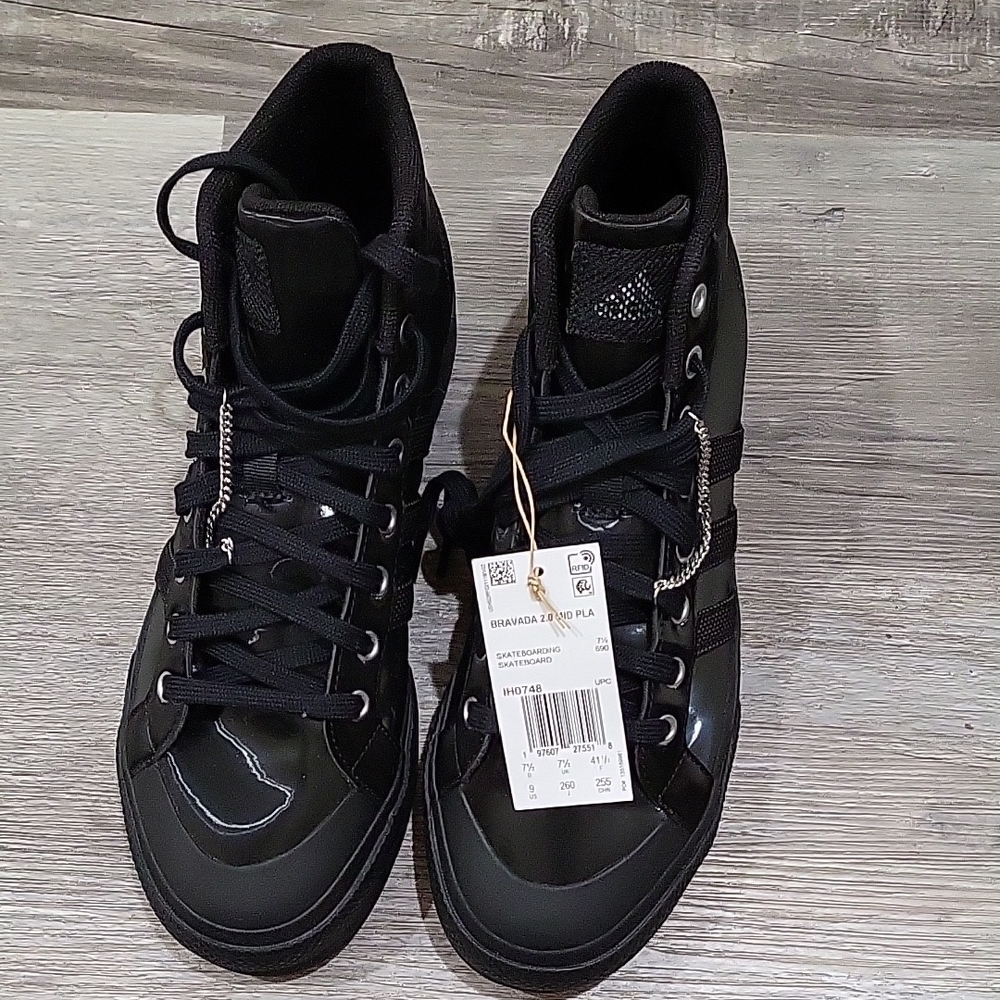 Adidas Black Bravada 2.0 Mid Sneakers